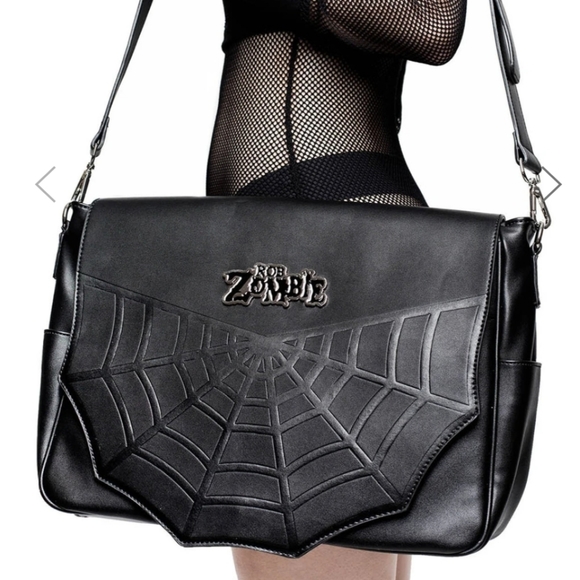 Killstar Handbags - 🕷🕸Spiderweb Messenger Bag🕸🕷